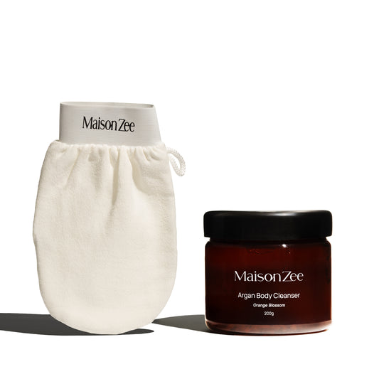 Mini Hammam Kit : Black Soap & Kessa Glove